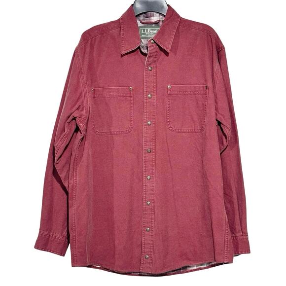 Veg.‎ LL BEAN Mens Field Coat Med. Tall Lined Canvas Chore Coat Barn Jacket - Picture 1 of 10
